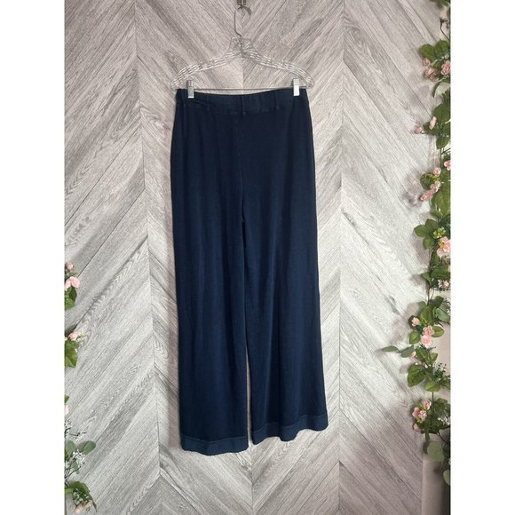 Free People Embers Wide Leg Pants Deep Navy Size Small - Picture 8 of 10